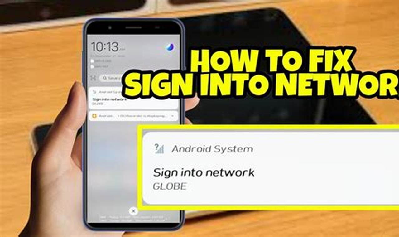 android sign in to network
