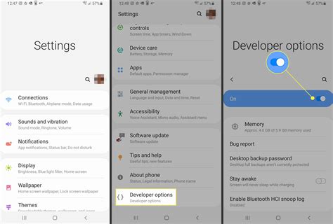 android 10 enable developer mode