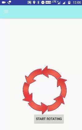 android 3d image rotation example