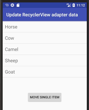 Android Adapter Update Single Item