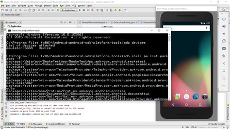 android adb list all installed apps