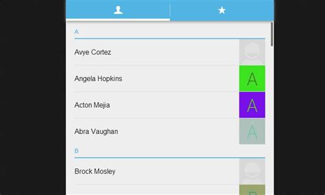 Android Address Book  App