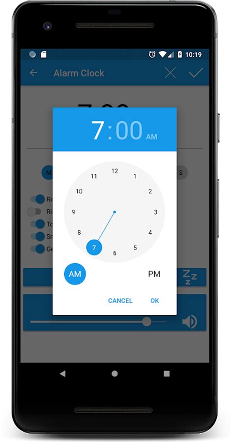 Android Alarm Clock Widget App