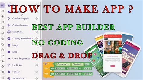 Build Your Android App With Ease Using Drag And Drop App Builder