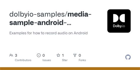 Android Audio Recording Sample Code Github