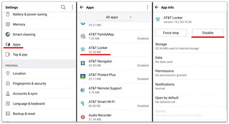 android auto remove apps