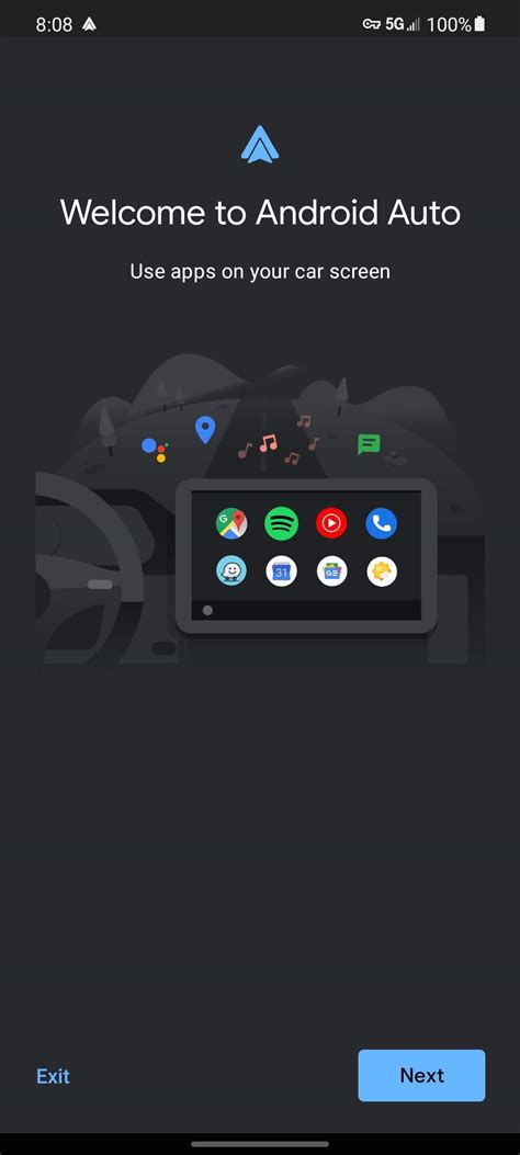android auto setup in car