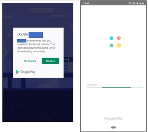 android auto update app programmatically