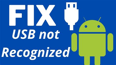 android auto usb not recognized