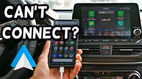 android auto won't open in car