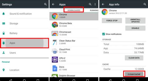 android automatically clear app cache
