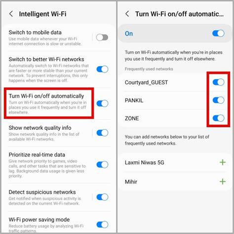 android automatically turn off wifi