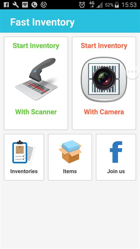 Android Barcode Scanner Inventory App