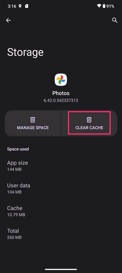 Menghapus cache aplikasi kamera