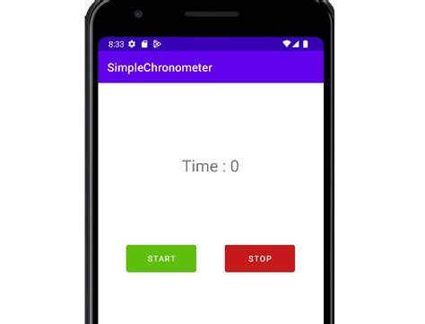 Android Chronometer Stopwatch Example