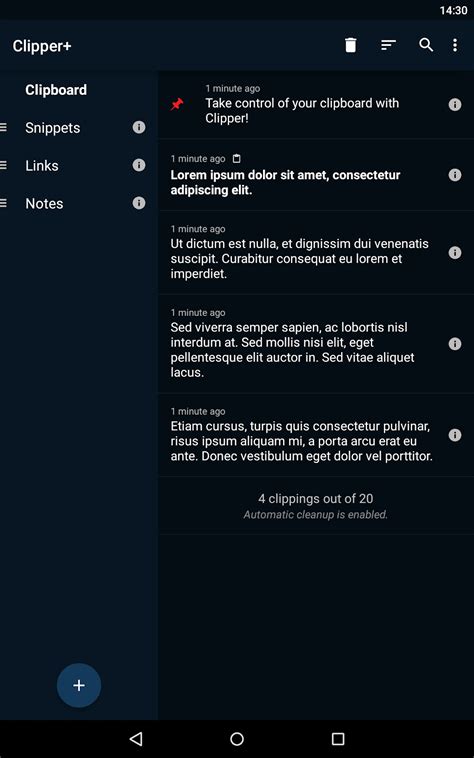 Android Clipboard Listener