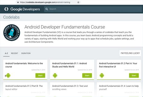  62 Most Android Development Codelabs Recomended Post