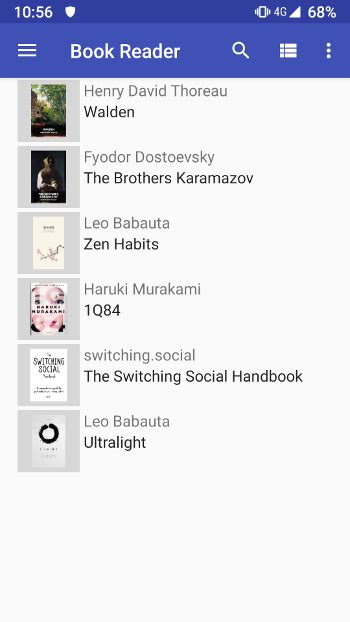 Android Ebook Reader App Open Source