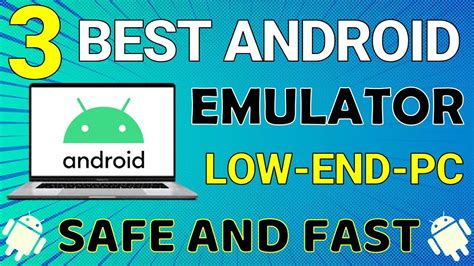 android emulator for pc low spec