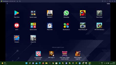 android emulator with least requirements