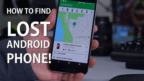 android find lost phone using gmail