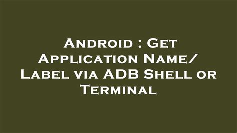  62 Essential Android Get Application Name In 2023