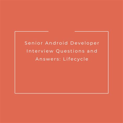 These Android Interview Questions For Senior Developer Medium In 2023