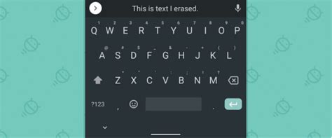 Android Keyboard With Delete Key