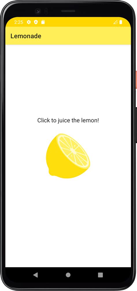 Android Lemonade App Solution