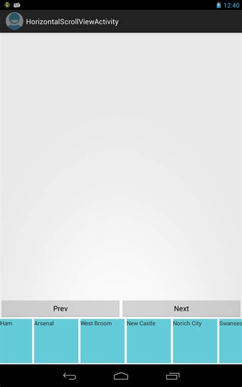 Android Listview Horizontal Scroll