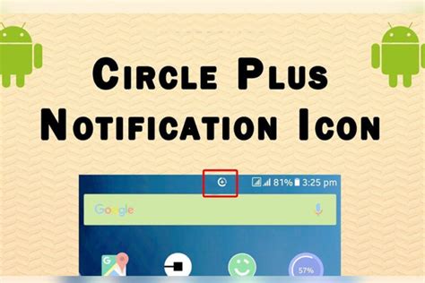 android phone circle with line