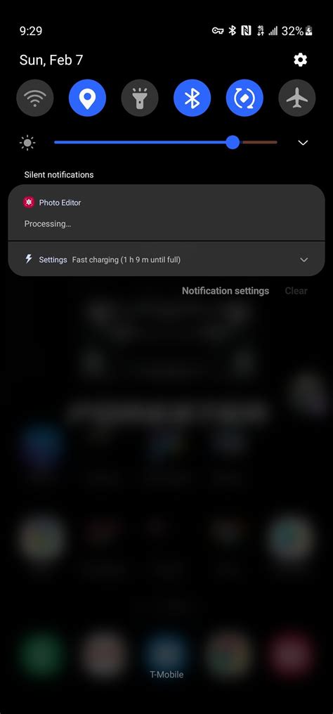 Android Photo Editor Processing Notification