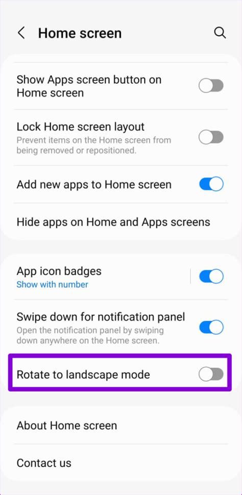 android screen rotate not working