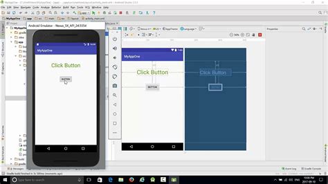 android studio button click event java