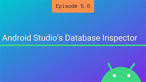 android studio database inspector