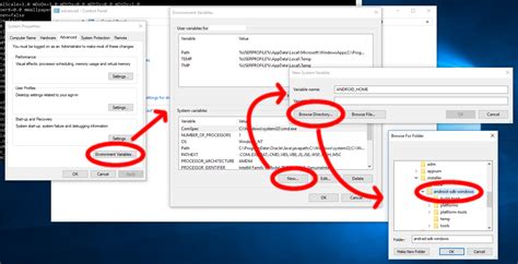 Android Studio Environment Variables Linux