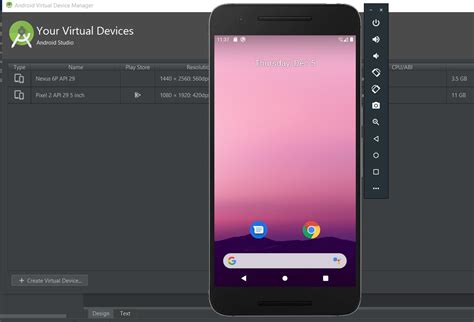 android studio open emulator in separate window