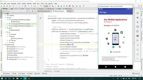 Creating PDF reader app Android Studio Tutorial YouTube