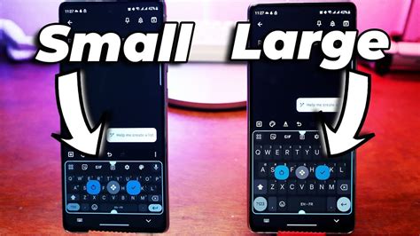 Android Tablet Change Keyboard Size