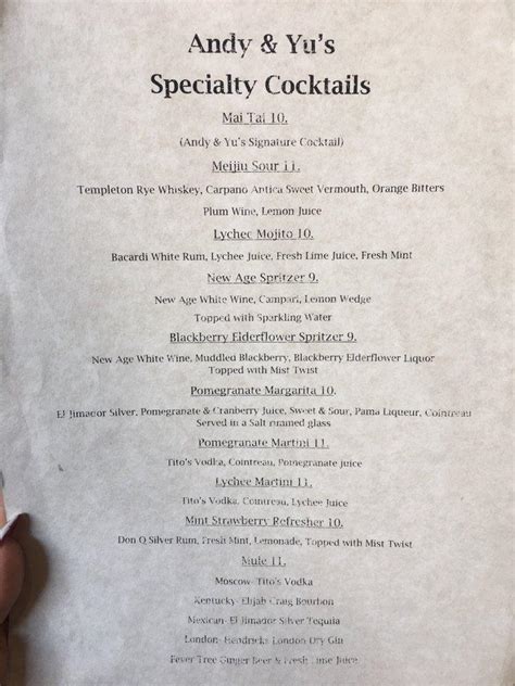 Banquets Andy & Yu's in Pleasanton