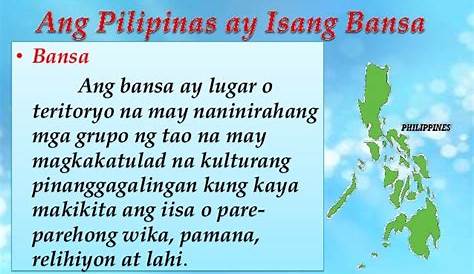 Ang Pilipinas Ay Isang Bansang Napakayaman Sa Likas Na Yaman - Mobile