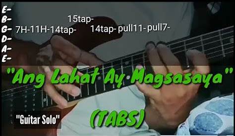 ANG LAHAT AY MAGSASAYA (LYRICS) | MALAYANG PILIPINO - YouTube