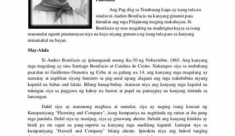 filipinogems: Tula : Pag-Ibig sa Tinubuang Lupa ni Andres Bonifacio