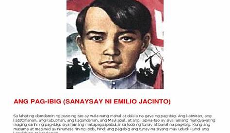 Ang Pag-ibig Ni Emilio Jacinto