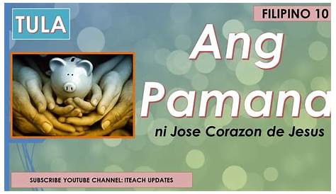 Ang Pamana ni Jose Corazon de Jesus | Tula| FILIPINO 10 - YouTube