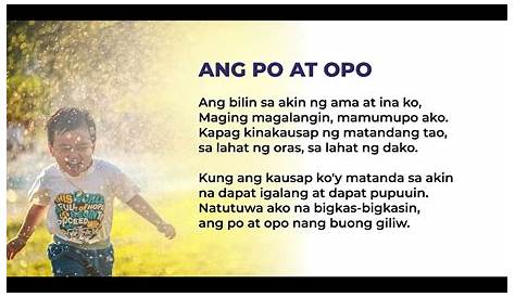 #tula Ang Po at Opo - Lyanna Natalie Abayon - YouTube