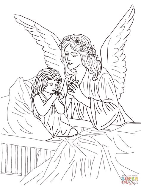 Get This Free Printable Angel Coloring Pages for Adults 5GAS43