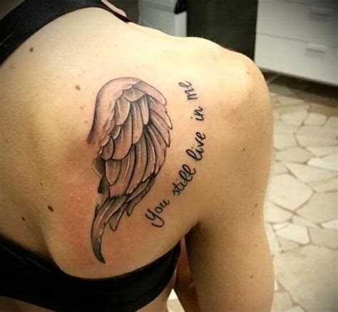 Angel Wings Tattoo On Back Meaning