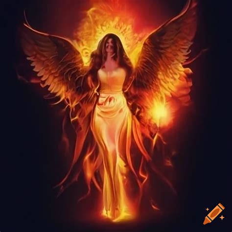 angel on fire