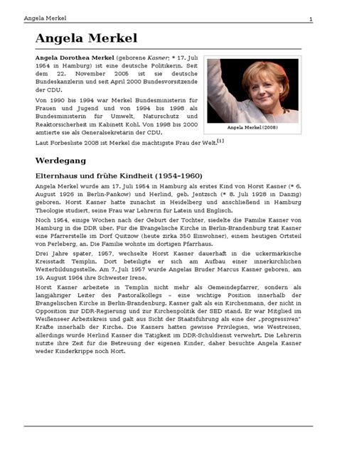 angela merkel biography pdf